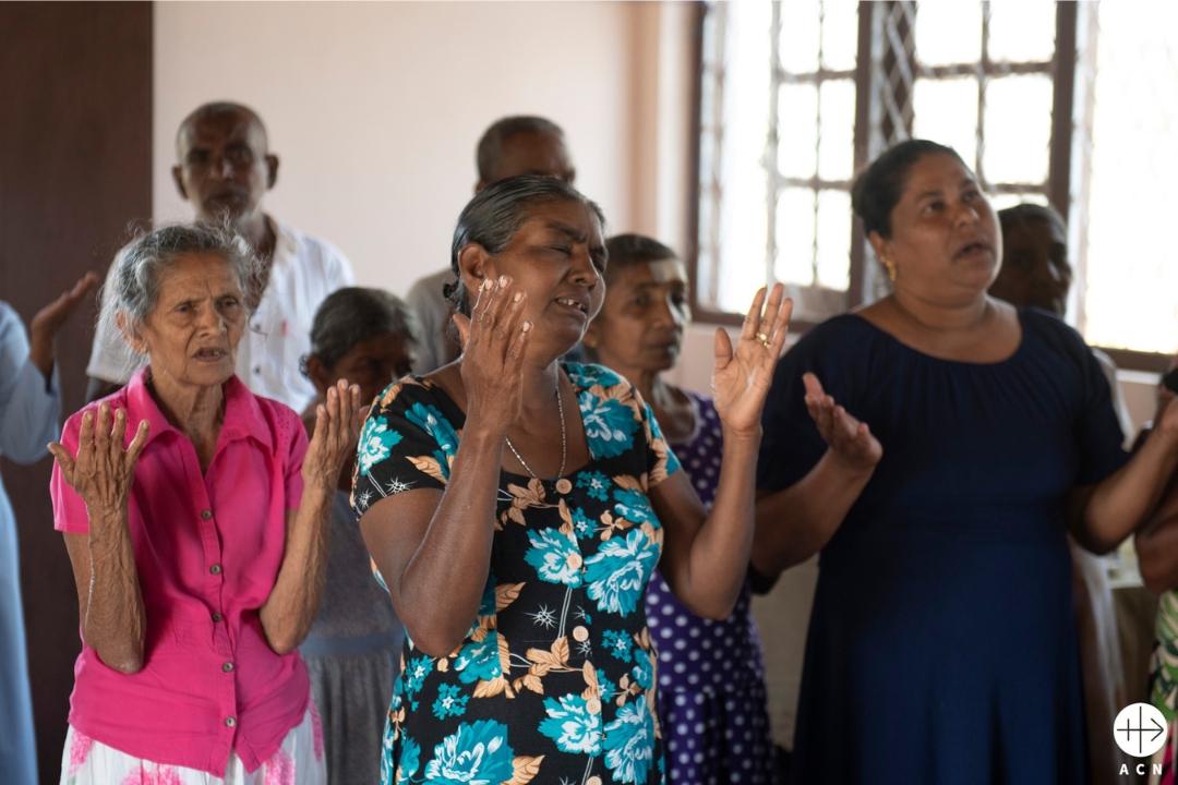 Fieles en la diócesis de Kurunegala, Sri Lanka. (ACN)