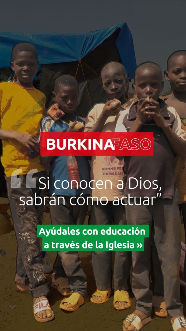 La pobreza extrema y la falta de educación llevan a niños a unirse a bandas terroristas. ð
ð¡ Descubre cómo podemos brindarles un futuro mejor con tu ayuda.
ð Comenta Burkina y te enviamos el link con más información de la campaña. 
#NavidadSolidaria #BurkinaFaso #EsperanzaEnAcción