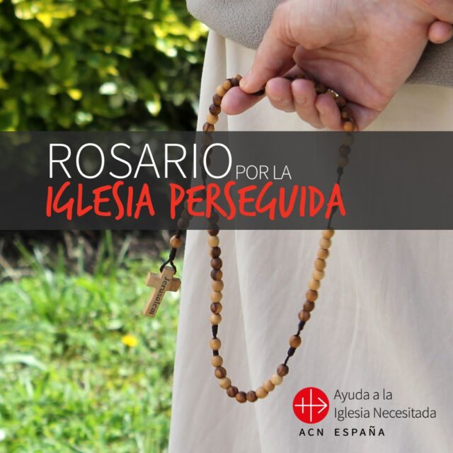 En este mes del rosario seguimos rezando por los cristianos que son perseguidos a causa de su fe. ð¯️
Conocemos el gran poder que tiene el rosario cuando muchos nos unimos en oración. Roguemos para que llegue pronto la paz a todos los rincones del mundo. ðð️