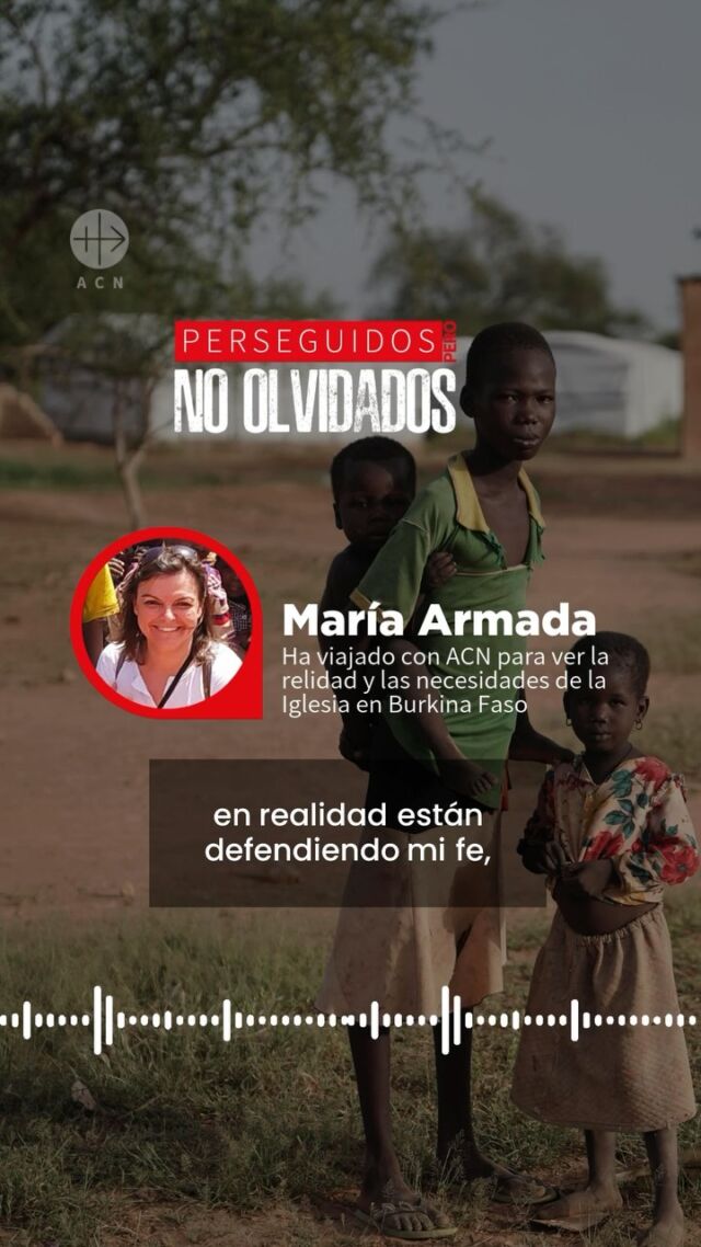 “Me impresiona ver como estos cristianos perseguidos están defendiendo mi fe” nos cuenta María Armada que ha estado en #BurkinaFaso 
Escucha el último programa #PerseguidosPeroNoOlvidados de @RadioMariaSpain 
Comenzamos el año junto a los cristianos de #BurkinaFaso  que no pueden vivir estas fechas con alegría y paz por los grupos yihadistas
Nos lo cuenta María Armada, responsable de Marketing de Ayuda a la Iglesia Necesitada (ACN) que ha visitado este país y conoce las necesidades de la Iglesia allí. Compartimos el testimonio de un radio católica en la ciudad burkinesa de Kaya. 
Revisamos la libertad religiosa en Níger. Actualidad y testimonios de los cristianos pobres y perseguidos en el mundo ð #cristianosperseguidos #acn #burkinafaso #iglesia #oración #