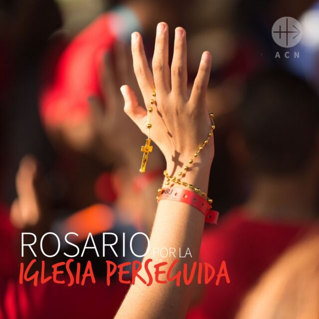 ✝️ En este mes del rosario, desde ACN queremos invitarte especialmente a rezar el Rosario por nuestros hermanos perseguidos. Entra en el link de nuestra BIO para recibir el material que hemos preparado. ðð