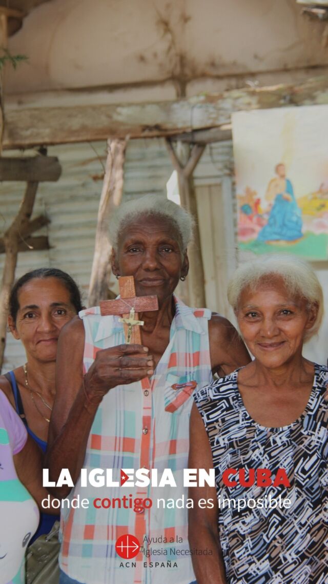 Abren sus casas para dar a conocer a Jesús...

ð¡ Conoce la inspiradora labor de los laicos en Cuba. Ellos abren sus casas para convertirlas en lugares donde celebrar la Misa, bautizos, impartir catequesis y encuentros con matrimonios, una verdadera Iglesia doméstica.

Ellos necesitan tu ayuda para seguir apoyando a estas comunidad en su vida de fe. ð Necesitan tu ayuda para seguir formándose y continuar en su misión.  Ayúdandoles tú también eres misionero del evangelio en Cuba. 

Entra en el link de la BIO y conoce más sobre esta realidad en Cuba ❤️ð² 

 #IglesiaCuba #Dios #Campaña #ACN #NadaEsImposible