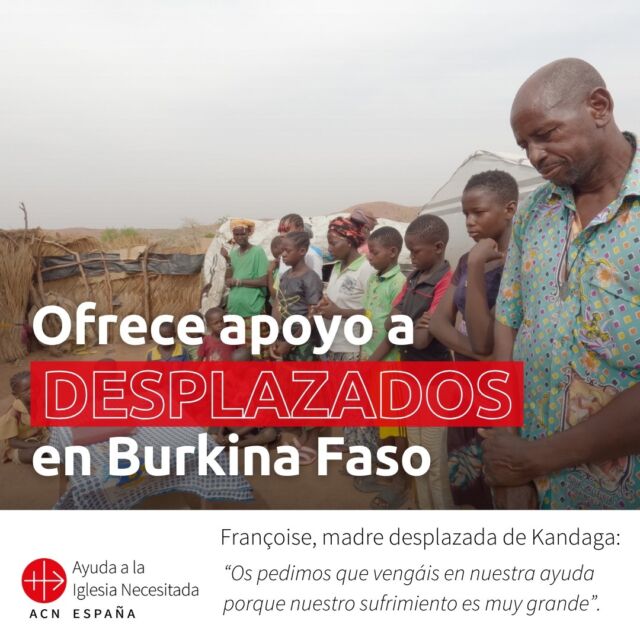 Familias de cristianos perseguidos se ven obligados a dejar todo atrás a causa del terrorismo en Burkina Faso. ð
Con tu apoyo, puedes devolver la esperanza a quienes lo han perdido todo.ð 
Conoce mas de nuestros proyectos de ayuda en nuestra web. ❤️
#BurkinaFaso #Iglesia #ACN #cristianosperseguidos