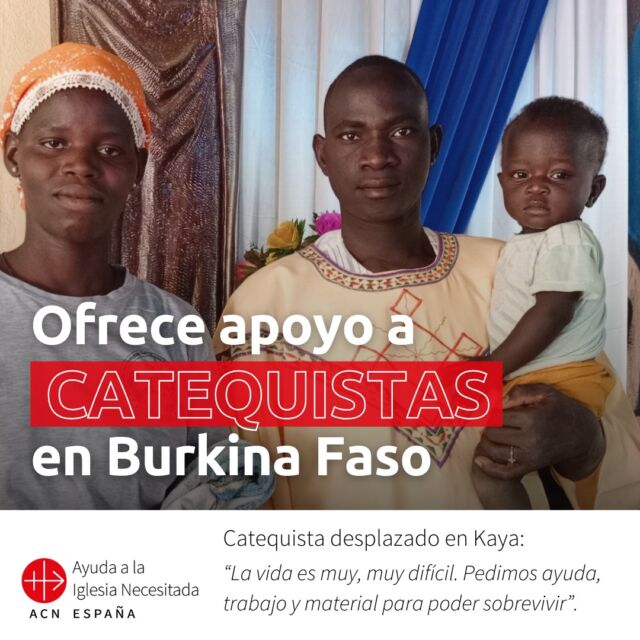 En Burkina Faso los catequistas hacen una labor fundamental para sostener a la Iglesia. ⛪
Desde ACN, con ayuda de nuestros benefactores, buscamos sostener las necesidades de estos catequistas. ð¤²
Conoce mas de nuestros proyectos de ayuda en nuestra web. ❤️
#BurkinaFaso #Iglesia #ACN #cristianosperseguidos